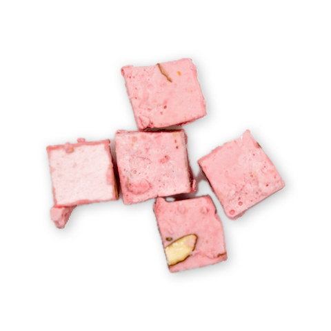 Nougat mit Mohnblume